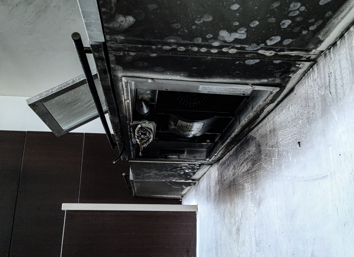 fire and smoke damage - dry out restorations